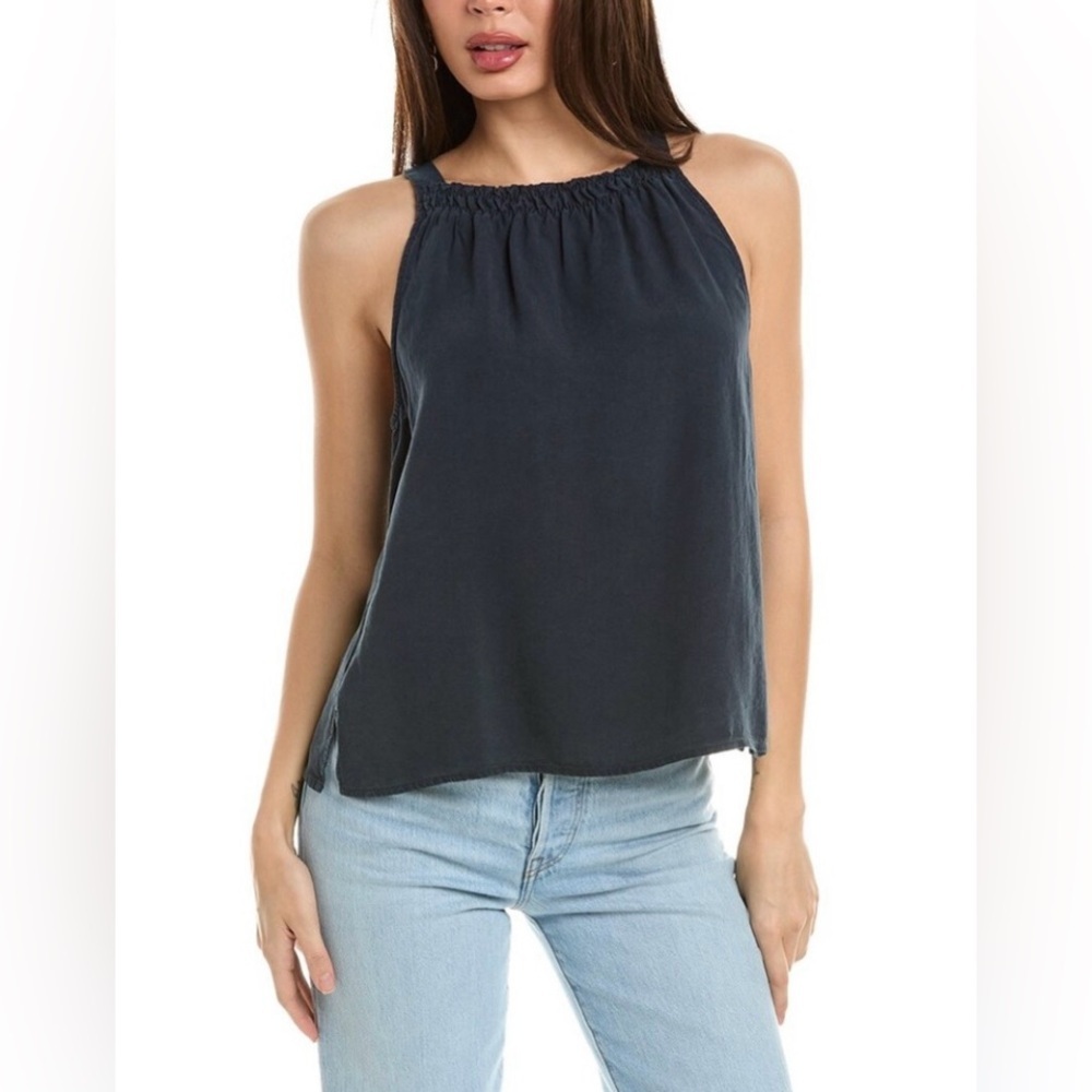 Bella Dahl Dark Navy Halter Tank Top